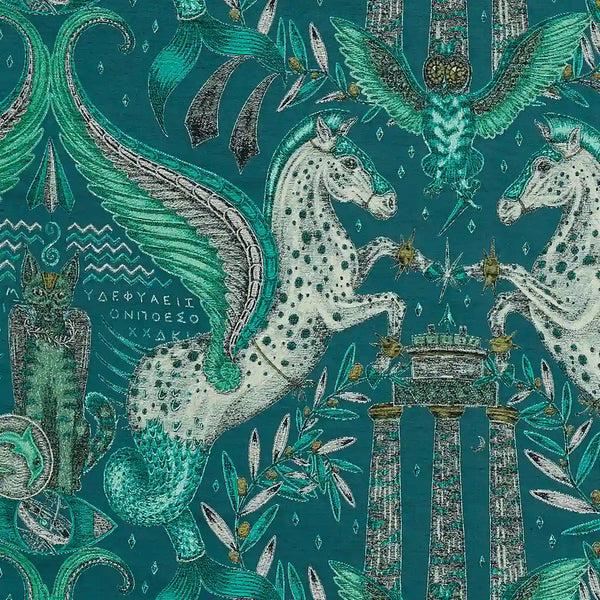 emma j shipley Odyssey Mythos Jacquard Fabric