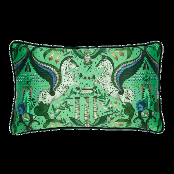 emma j shipley Odyssey Mythos Silk Bolster Cushion