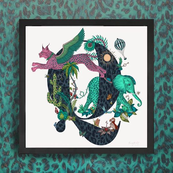 Emma J Shipley 'Q' Monogram Fine Art Print