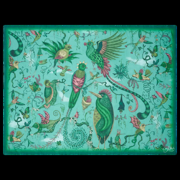 Emma J Shipley Quetzal Cotton & Silk Blend Pareo