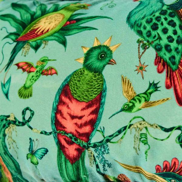 Emma J Shipley Quetzal Luxury Velvet Cushion