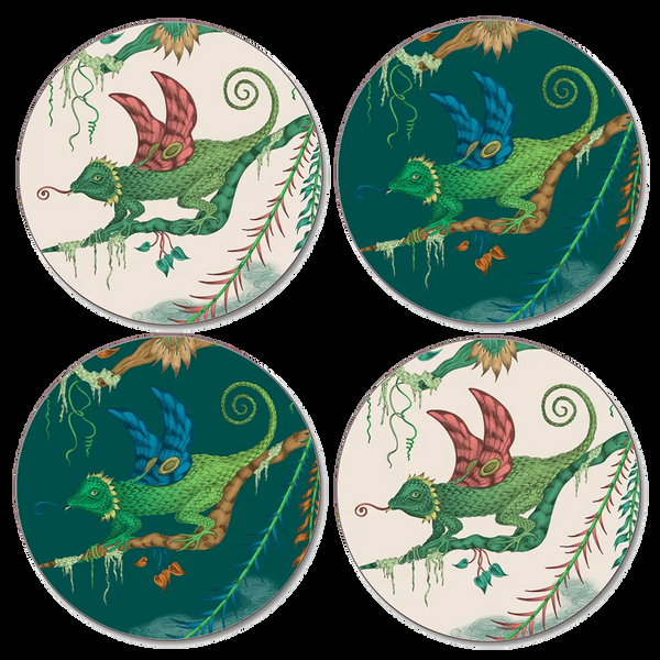 emma j shipley Quetzal Mix & Match Coaster Set