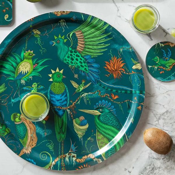 Emma J Shipley Quetzal Round Tray