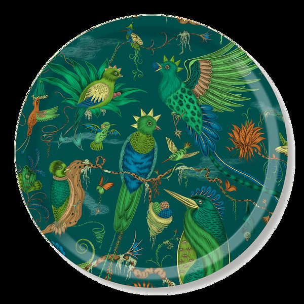 emma j shipley Quetzal Round Tray