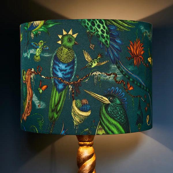 Emma J Shipley Quetzal Silk Lampshade - Large