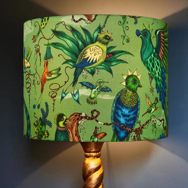 Emma J Shipley Quetzal Silk Lampshade - Large
