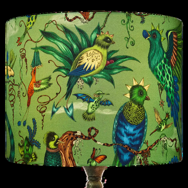 emma j shipley Quetzal Silk Lampshade - Large