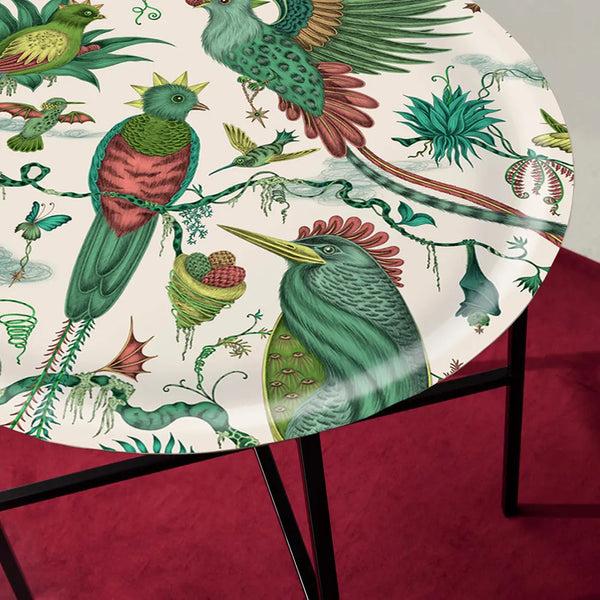 emma j shipley Quetzal Tray Table - Ivory