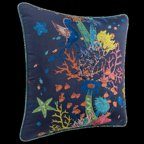 Emma J Shipley Seaforest Jacquard Cushion I - Large