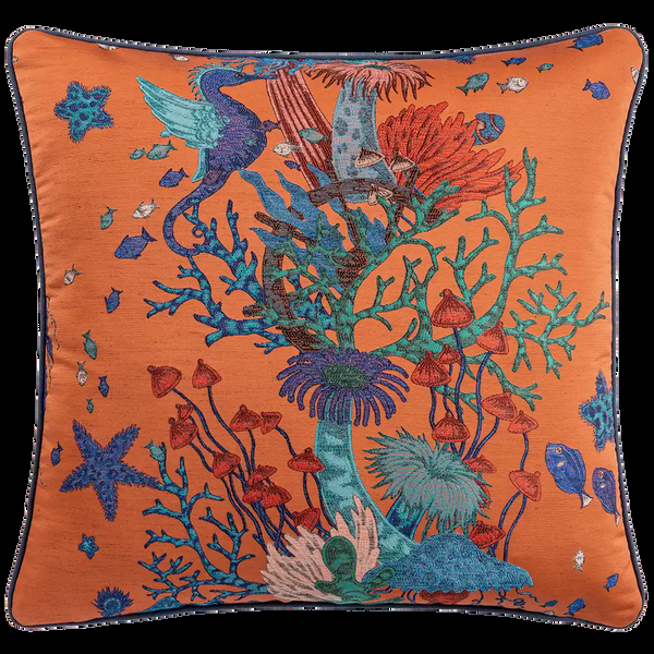 emma j shipley Seaforest Jacquard Cushion I - Large
