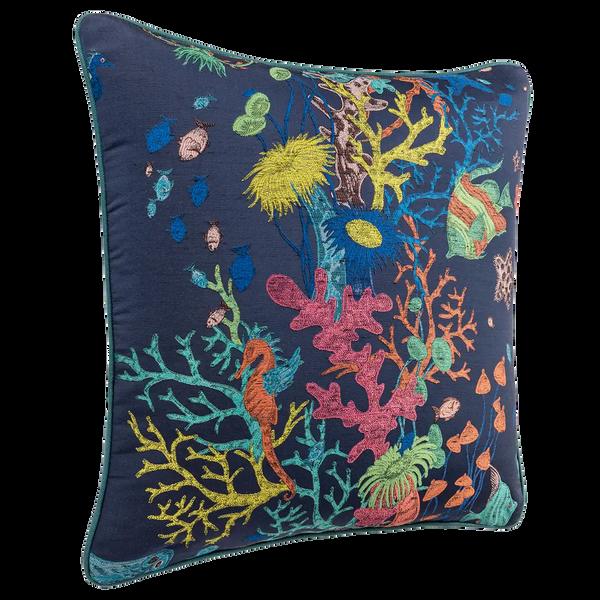Emma J Shipley Seaforest Jacquard Cushion II - Large