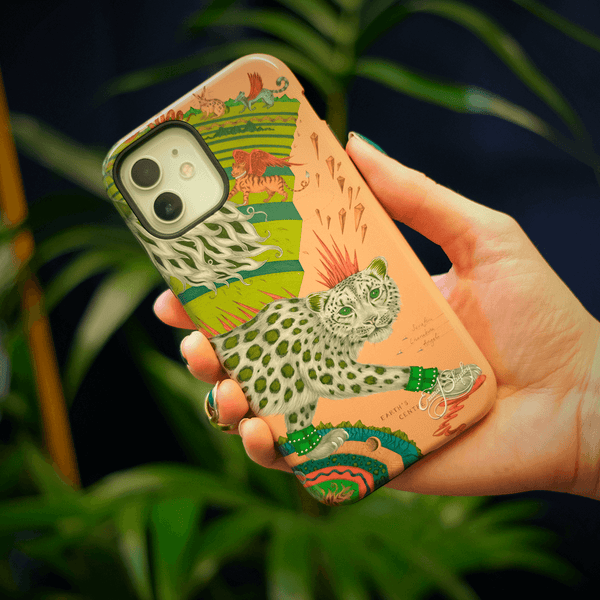 Emma J Shipley Snow Leopard IPhone Case