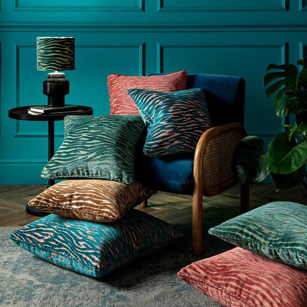 Emma J Shipley Wildstripe Jacquard Cushion