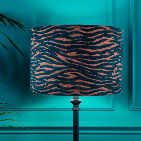 Emma J Shipley Wildstripe Jacquard Lampshade