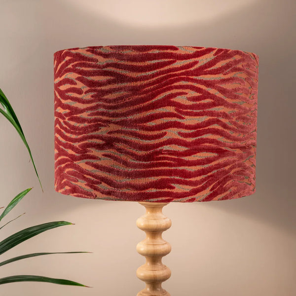Emma J Shipley Wildstripe Jacquard Lampshade