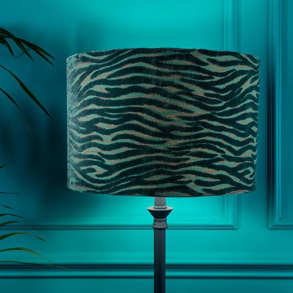 Emma J Shipley Wildstripe Jacquard Lampshade