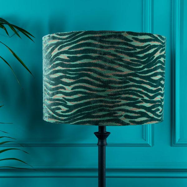 Emma J Shipley Wildstripe Jacquard Lampshade