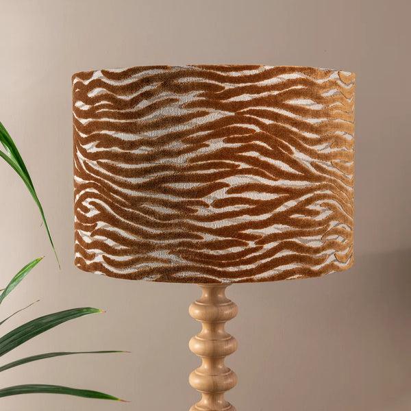 Emma J Shipley Wildstripe Jacquard Lampshade