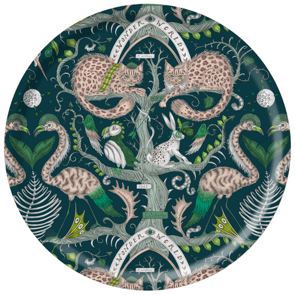 Emma J Shipley Wonder World Round Tray
