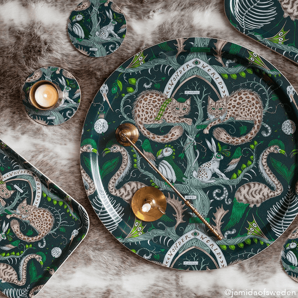 Emma J Shipley Wonder World Round Tray