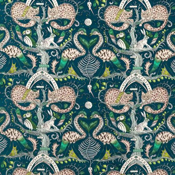Emma J Shipley Wonder World Velvet Fabric