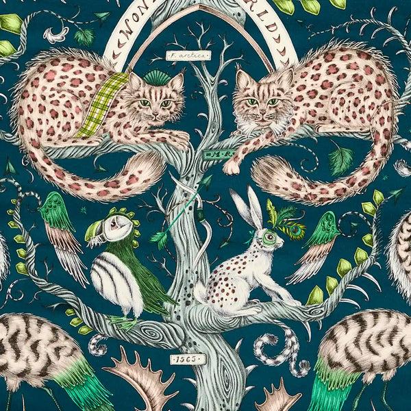 emma j shipley Wonder World Velvet Fabric