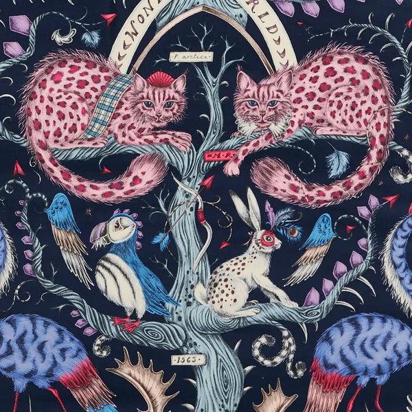 emma j shipley Wonder World Velvet Fabric