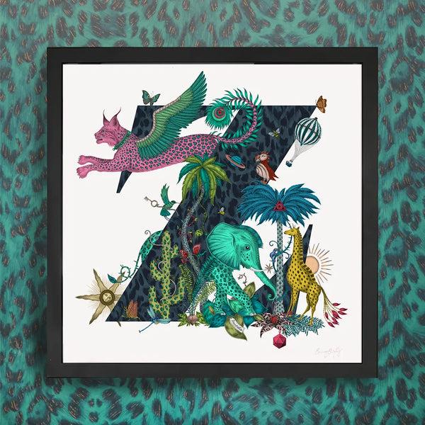 Emma J Shipley 'Z' Monogram Fine Art Print