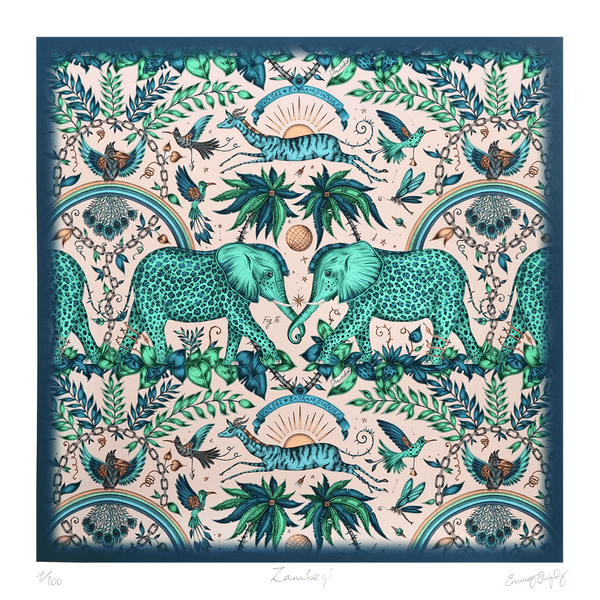 Emma J Shipley Zambezi Fine Art Print - Jungle