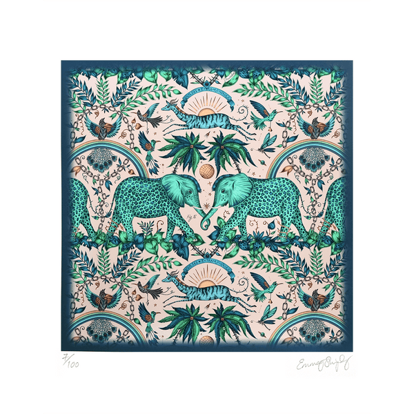 emma j shipley Zambezi Fine Art Print - Jungle