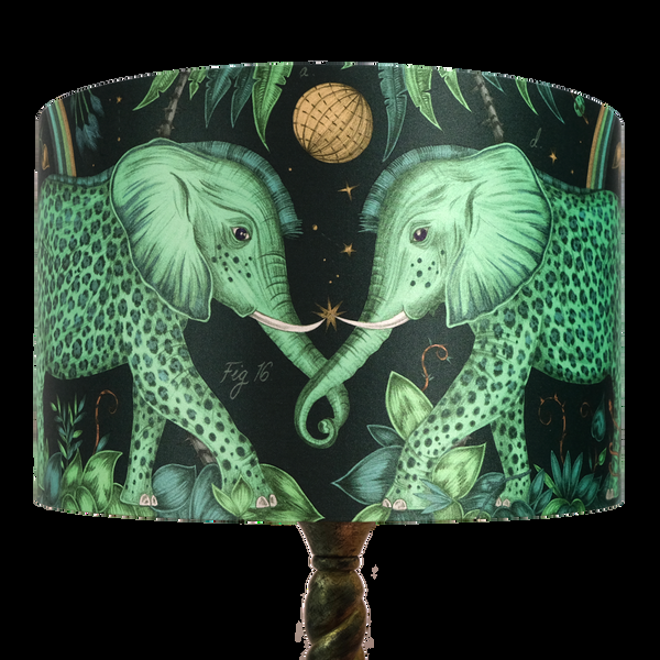 emma j shipley Zambezi Silk Lampshade - Large