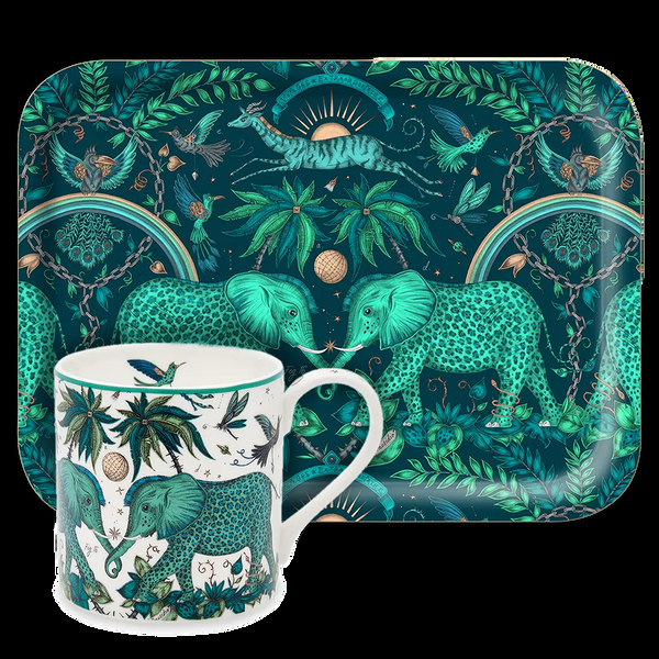 emma j shipley Zambezi 'Tea for One' Mug & Tray Set