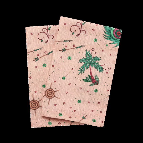 emma j shipley Lynx Coordinate Linen Napkins - Set of 2