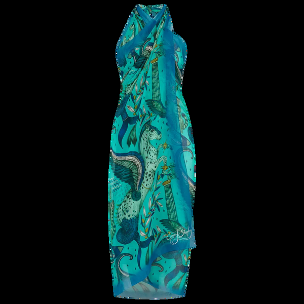 Emma J Shipley Odyssey Mythos Cotton & Silk Blend Pareo