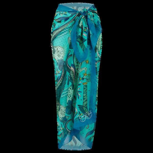 emma j shipley Odyssey Mythos Cotton & Silk Blend Pareo