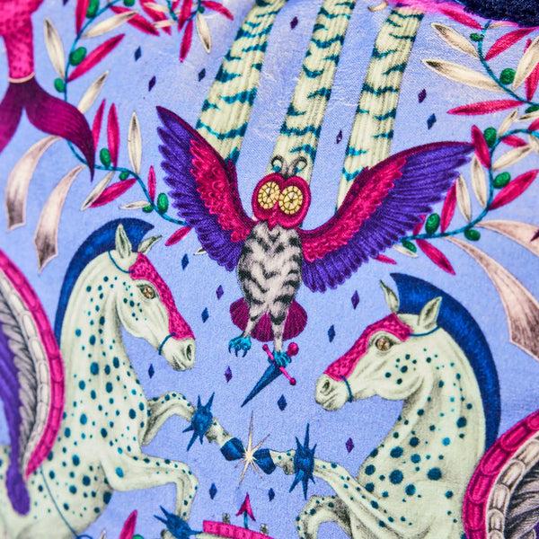 Emma J Shipley Odyssey Mythos Luxury Velvet Cushion