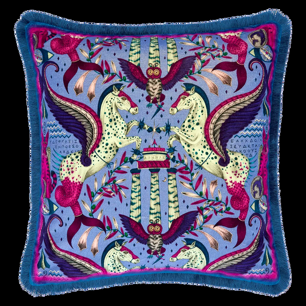emma j shipley Odyssey Mythos Luxury Velvet Cushion