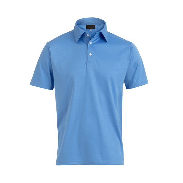 emma willis Azure Cotton Polo Shirt - New
