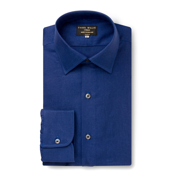 Emma Willis Azurite Linen Shirt - New
