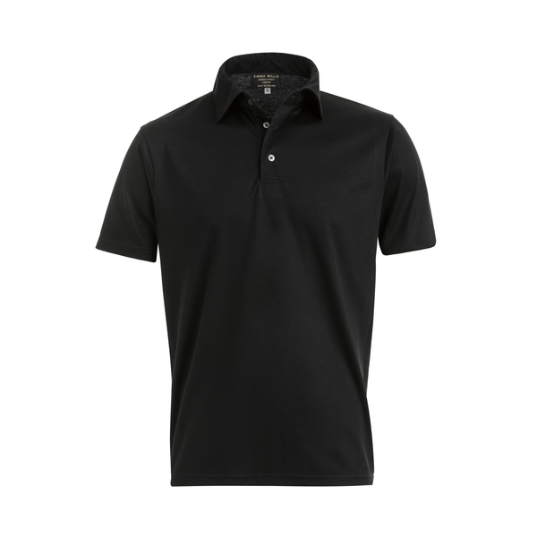 emma willis Black Cotton Polo Shirt - New