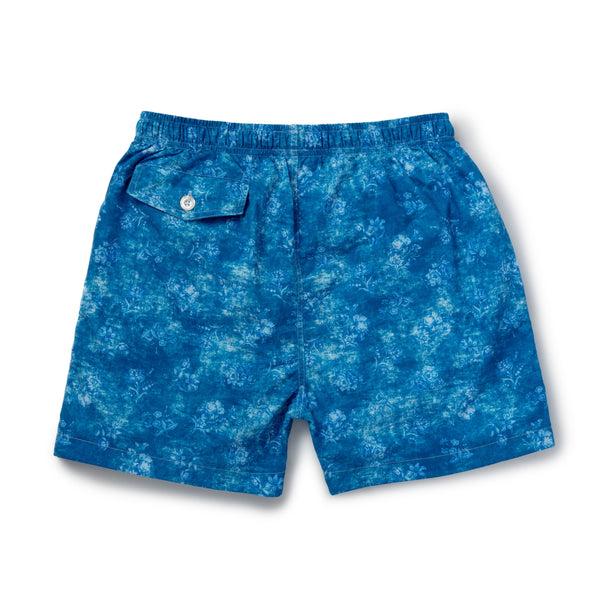 Emma Willis Blue Flowers Swimming Trunks