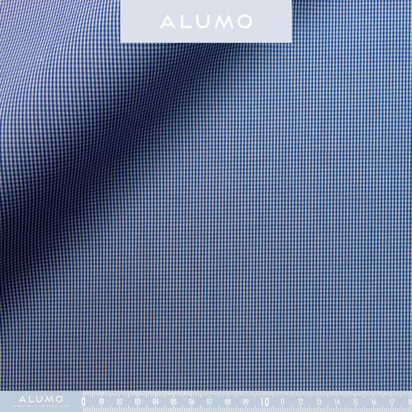 emma willis Blue Micro Check Supraluxe