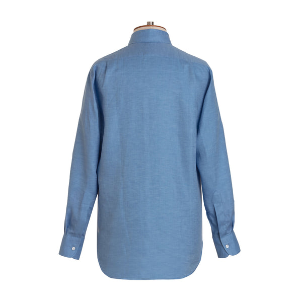 Emma Willis Bluebell Herringbone Linen Shirt - New