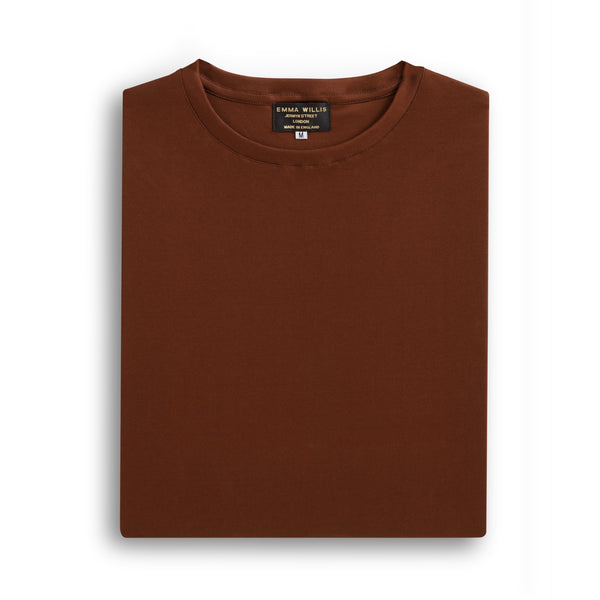Emma Willis Cinnamon Cotton T-Shirt