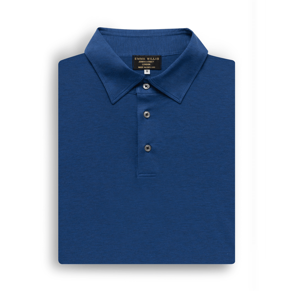 Emma Willis Cobalt Cotton Polo Shirt - New