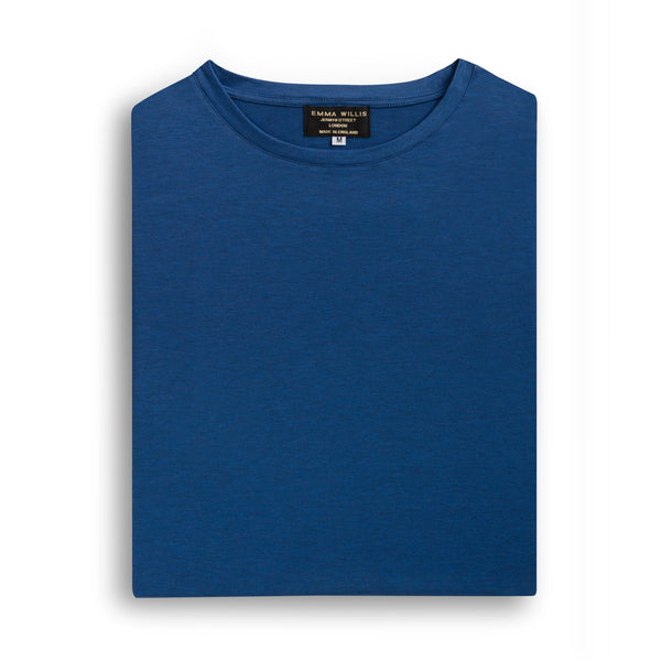 Emma Willis Cobalt Cotton T-Shirt