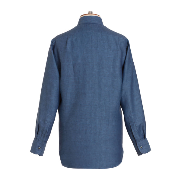 Emma Willis Denim Herringbone Linen Shirt - New