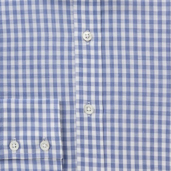 Emma Willis Navy Gingham Zephirlino Shirt