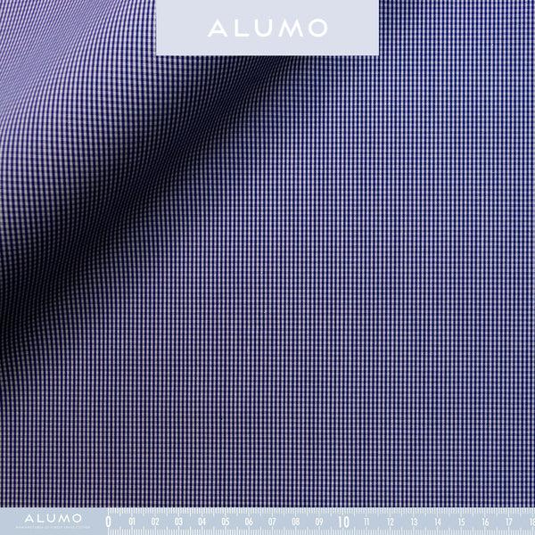 emma willis Navy Micro Check Supraluxe