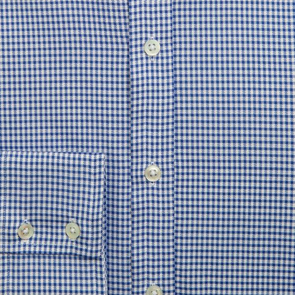 Emma Willis Navy Oxford Check Cotton Shirt